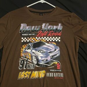 Romwe Size M Car Graphic Tee